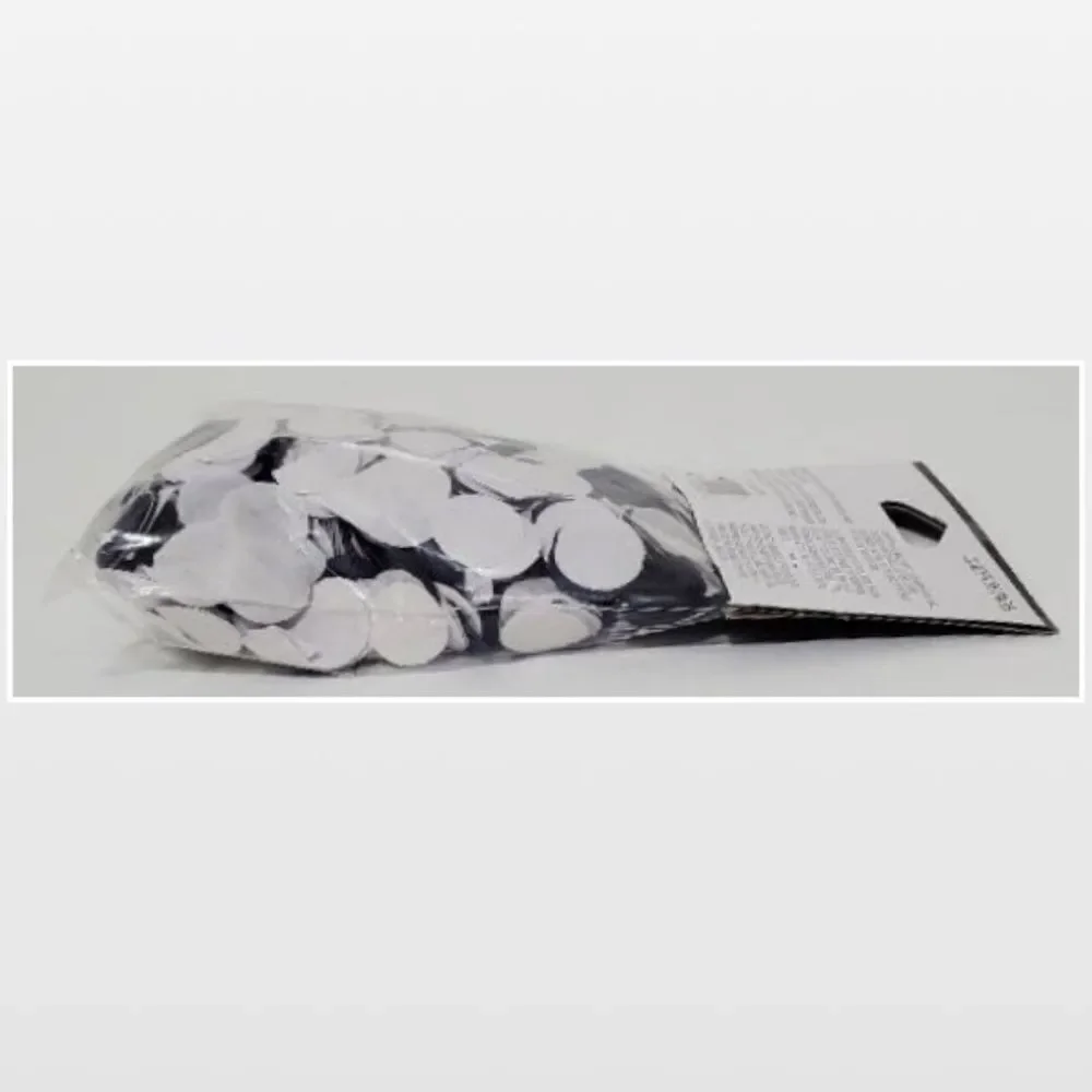 New Confetti Blue White Round Circles Party Home Table Top Decoration NWT